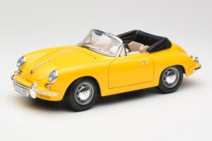 Porsche 356B Kabriolet Žlutý Bburago 1:18 3031 Kov