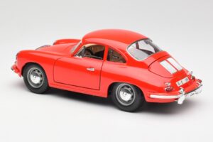 Porsche 356B Červený Bburago 1:18 3021 Kov – obrázek 7 z 8