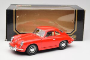Porsche 356B Červený Bburago 1:18 3021 Kov – obrázek 8 z 8
