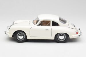 Porsche 356B Bílý Bburago 1:18 3021-M3 Kov – obrázek 4 z 8