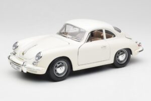 Porsche 356B Bílý Bburago 1:18 3021-M3 Kov