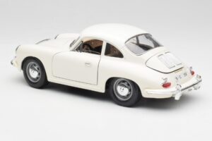 Porsche 356B Bílý Bburago 1:18 3021-M3 Kov – obrázek 7 z 8