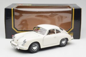Porsche 356B Bílý Bburago 1:18 3021-M3 Kov – obrázek 8 z 8
