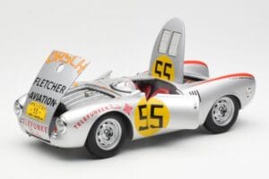 Porsche 550-1500 RS Spyder #55 H. Herrmann Carrera Panamericana 1954 AUTOart 1:18 85470 Kov – obrázek 2 z 8