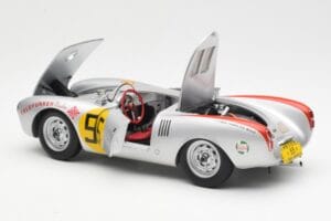 Porsche 550-1500 RS Spyder #55 H. Herrmann Carrera Panamericana 1954 AUTOart 1:18 85470 Kov – obrázek 5 z 8