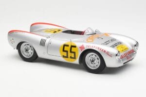 Porsche 550-1500 RS Spyder #55 H. Herrmann Carrera Panamericana 1954 AUTOart 1:18 85470 Kov – obrázek 6 z 8