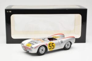 Porsche 550-1500 RS Spyder #55 H. Herrmann Carrera Panamericana 1954 AUTOart 1:18 85470 Kov – obrázek 8 z 8