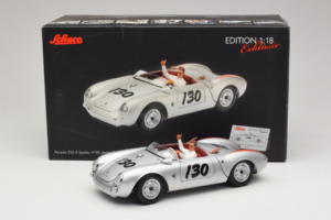 Porsche 550 A Spyder Little Bastard James Dean Schuco 1:18 450033200 Kov – obrázek 8 z 8