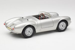 Porsche 550 A Spyder Stříbrný Maisto 1:18 50314 Kov – obrázek 3 z 8