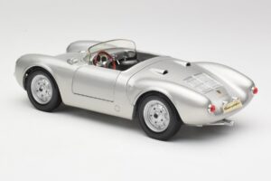 Porsche 550 A Spyder Stříbrný Maisto 1:18 50314 Kov – obrázek 7 z 8