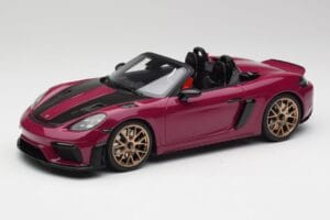 Porsche 718 982 Spyder RS Weissach Package Ruby Star Neo GT Spirit 1:18 GT486 Pryskyřice