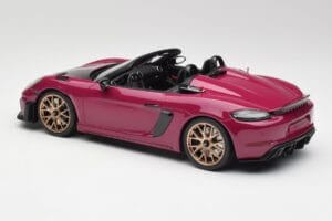 Porsche 718 982 Spyder RS Weissach Package Ruby Star Neo GT Spirit 1:18 GT486 Pryskyřice – obrázek 5 z 6