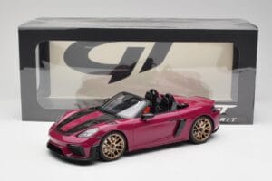 Porsche 718 982 Spyder RS Weissach Package Ruby Star Neo GT Spirit 1:18 GT486 Pryskyřice – obrázek 6 z 6