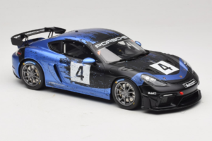Porsche 718 Cayman GT4 RS Clubsport Černý Modrý Otto 1:18 OT469 Pryskyřice – obrázek 4 z 6
