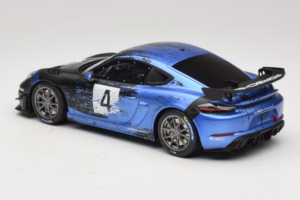 Porsche 718 Cayman GT4 RS Clubsport Černý Modrý Otto 1:18 OT469 Pryskyřice – obrázek 5 z 6