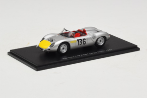 Porsche 718 RS 61 #136 S. Moss / G. Hill Porsche KG Targa Florio 1961 Spark 1:43 S4149 Pryskyřice – obrázek 2 z 4