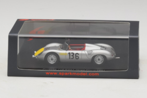 Porsche 718 RS 61 #136 S. Moss / G. Hill Porsche KG Targa Florio 1961 Spark 1:43 S4149 Pryskyřice – obrázek 4 z 4