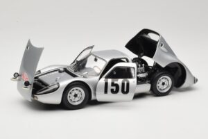 Porsche 904 GTS #150 E. Bohringer Rally Monte Carlo 1965 Class Winner Minichamps 1:18 180656750 Kov – obrázek 2 z 8
