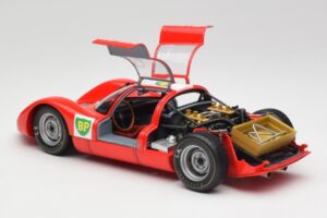 Porsche 906E BP World Record Runs Monza 1967 Minichamps 1:18 100676100 Kov – obrázek 5 z 8