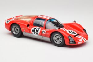 Porsche 906K #49 R. Vogele / J. Siffert 12 Hours of Sebring 1966 Minichamps 1:18 100666149 Kov – obrázek 6 z 8