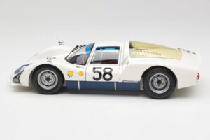 Porsche 906K #58 G. Klass / R. Stommelen 24 Hours of Le Mans 1966 Minichamps 1:18 100666158 Kov – obrázek 4 z 8