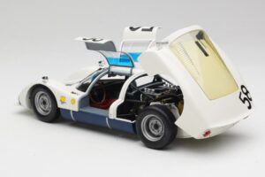 Porsche 906K #58 G. Klass / R. Stommelen 24 Hours of Le Mans 1966 Minichamps 1:18 100666158 Kov – obrázek 5 z 8
