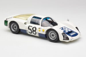 Porsche 906K #58 G. Klass / R. Stommelen 24 Hours of Le Mans 1966 Minichamps 1:18 100666158 Kov – obrázek 6 z 8