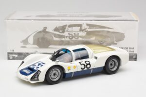 Porsche 906K #58 G. Klass / R. Stommelen 24 Hours of Le Mans 1966 Minichamps 1:18 100666158 Kov – obrázek 8 z 8