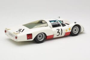 Porsche 906 LH #31 H. Herrmann / H. Linge Porsche System Engineering 24 Hours of Le Mans 1966 Minichamps 1:18 100666131 Kov – obrázek 3 z 8