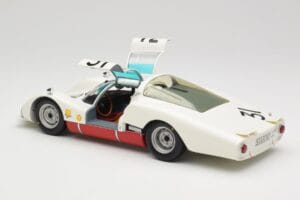 Porsche 906 LH #31 H. Herrmann / H. Linge Porsche System Engineering 24 Hours of Le Mans 1966 Minichamps 1:18 100666131 Kov – obrázek 5 z 8