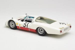 Porsche 906 LH #31 H. Herrmann / H. Linge Porsche System Engineering 24 Hours of Le Mans 1966 Minichamps 1:18 100666131 Kov – obrázek 7 z 8