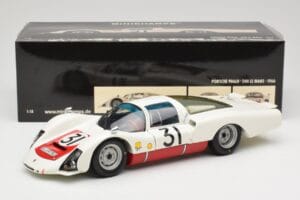 Porsche 906 LH #31 H. Herrmann / H. Linge Porsche System Engineering 24 Hours of Le Mans 1966 Minichamps 1:18 100666131 Kov – obrázek 8 z 8