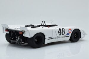 Porsche 908/02 #48 S. McQueen / P. Revson 12 Hours of Sebring 2nd Place Post Race Version 1970 AUTOart 1:18 87072 Kov – obrázek 3 z 8