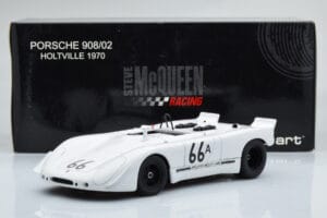 Porsche 908/02 #66A S. McQueen Holtville 1970 AUTOart 1:18 87073 Kov – obrázek 8 z 8