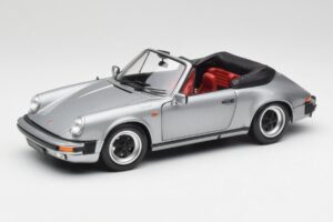 Porsche 911 930 Carrera 3.2 Kabriolet Šedá Metalíza Minichamps 1:18 100063034 Kov