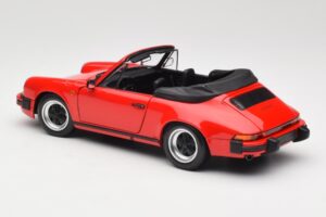 Porsche 911 930 Carrera 3.2 Cabriolet Guards Red Minichamps 1:18 110063030 Kov – obrázek 7 z 8