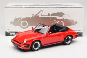 Porsche 911 930 Carrera 3.2 Cabriolet Guards Red Minichamps 1:18 110063030 Kov – obrázek 8 z 8