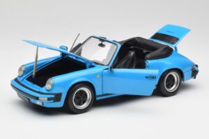 Porsche 911 930 Carrera Kabriolet Modrý Minichamps 1:18 100063032 Kov – obrázek 2 z 8
