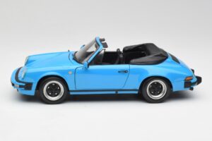 Porsche 911 930 Carrera Kabriolet Modrý Minichamps 1:18 100063032 Kov – obrázek 4 z 8