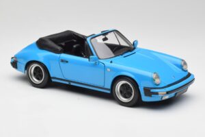 Porsche 911 930 Carrera Kabriolet Modrý Minichamps 1:18 100063032 Kov – obrázek 6 z 8