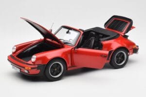 Porsche 911 930 Turbo Kabriolet Červený Norev 1:18 187664 Kov – obrázek 2 z 8