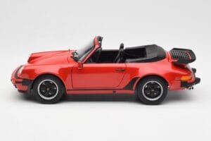 Porsche 911 930 Turbo Kabriolet Červený Norev 1:18 187664 Kov – obrázek 4 z 8