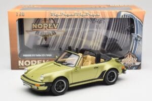 Porsche 911 930 Turbo Targa Zelený Metalická Norev 1:18 187526 Kov – obrázek 10 z 10