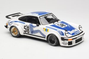 Porsche 911 934 #58 B. Wollek / P. Gurdjian Kremer Racing Winners Group 4 24 Hours of Le Mans 1977 Minichamps 1:18 155776458  – obrázek 4 z 6
