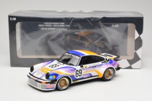 Porsche 911 934 Schiller Racing Team #69 R. Haldi / H. Vetsch 24 Hours of Le Mans 1976 Minichamps 1:18 155766469 Kov – obrázek 6 z 6