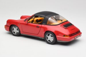 Porsche 911 964 Carrera 2 Targa Červený Anson 1:18 30305-W Kov – obrázek 7 z 8