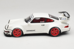 Porsche 911 964 RWB Hoonigan Bílý GT Spirit 1:18 GT732 Pryskyřice – obrázek 3 z 6