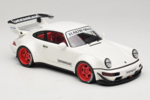 Porsche 911 964 RWB Hoonigan Bílý GT Spirit 1:18 GT732 Pryskyřice – obrázek 4 z 6