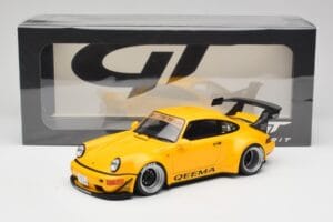 Porsche 911 964 RWB Keema Yellow GT Spirit 1:18 GT492 Pryskyřice – obrázek 6 z 6