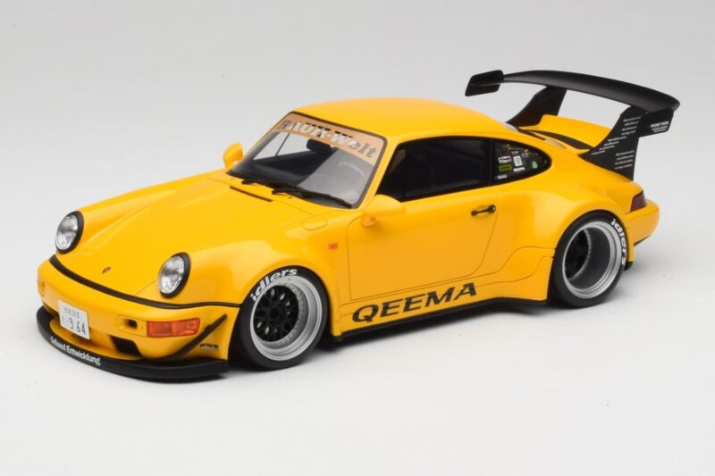 Porsche 911 964 RWB Keema Yellow GT Spirit 1:18 GT492 Pryskyřice